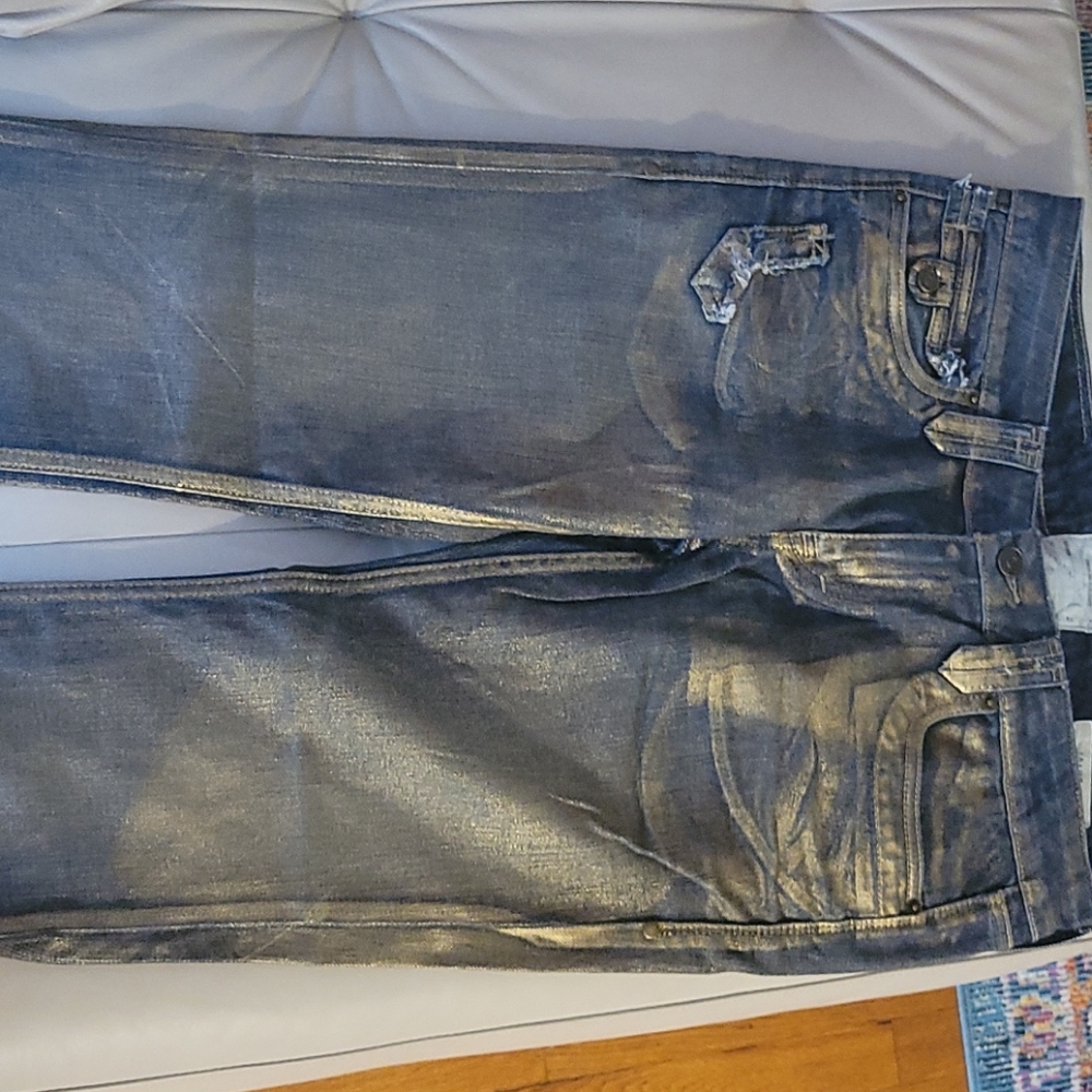 Taverniti Size 31 Blue/Gold